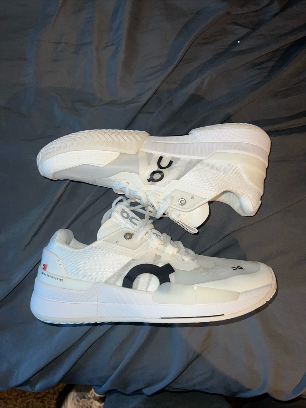 On clouds Roger Federer shoes